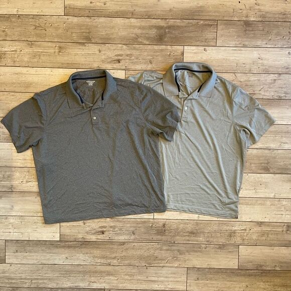⚡️BUNDLE⚡️ Set of 2 | Amazon Essentials | Short Sleeve Polo Shirt | Size: XXL - Picture 1 of 8